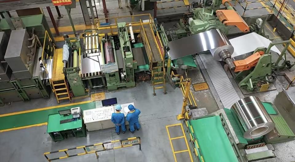 Continuous Coil Surface Grinding Process