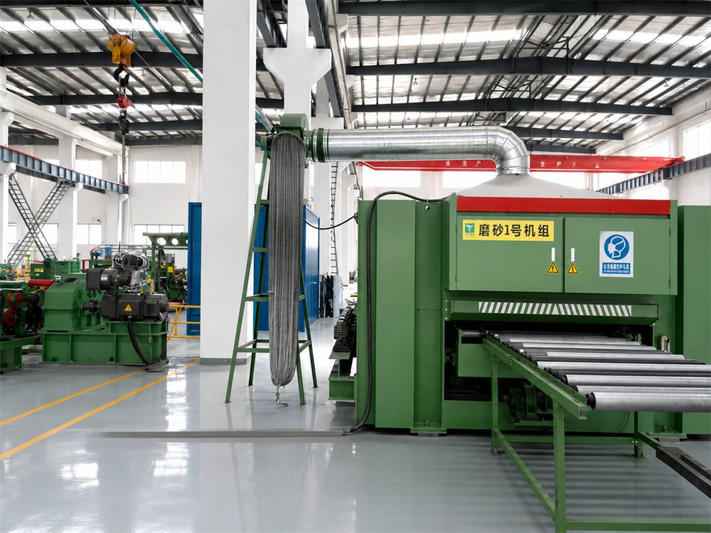 Dry Scotch-Brite Finishing Machine