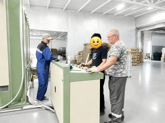 Máy chải nhôm cho Anodizing Theo dự án Nga Case